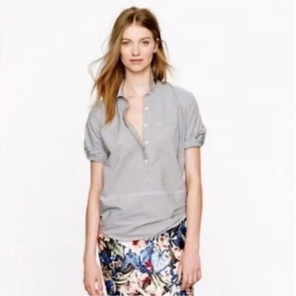J. Crew Gray Button Down Shirt
